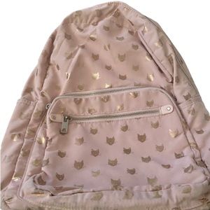 Girls pink backpack